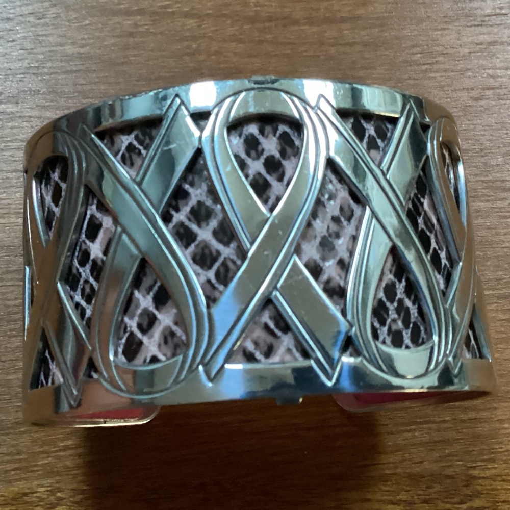 Brighton Silver-tone Bangle Bracelet Weighs 51 g